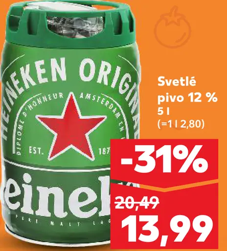 Heineken Světlé pivo 12 % plechovka