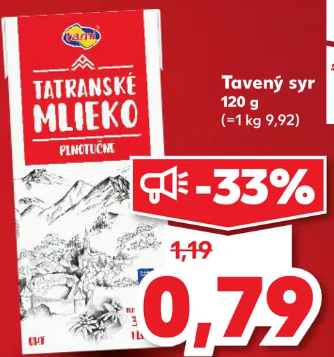 Tatranské mléko Plnotučné