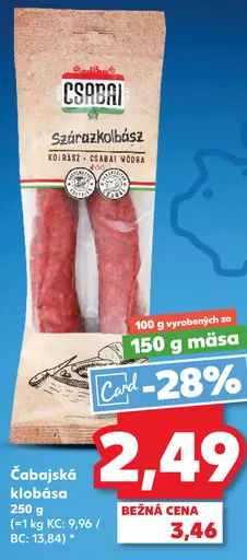 Csabai klobása