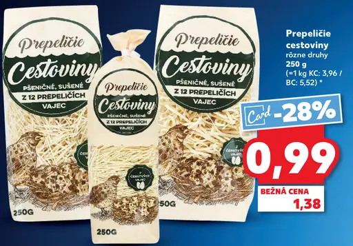 Prepelície Cestoviny