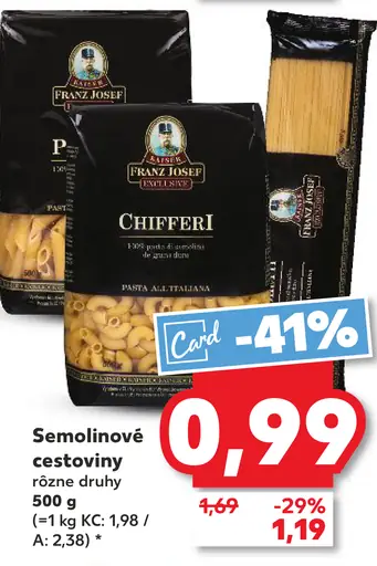 Semolinové cestoviny