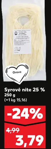 Syrové nite 25 %