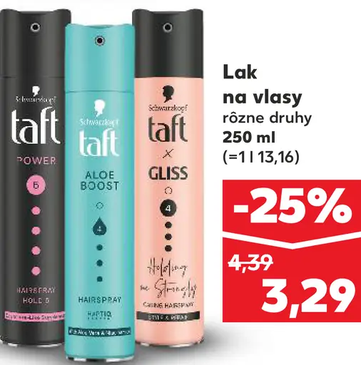 Taft lak na vlasy