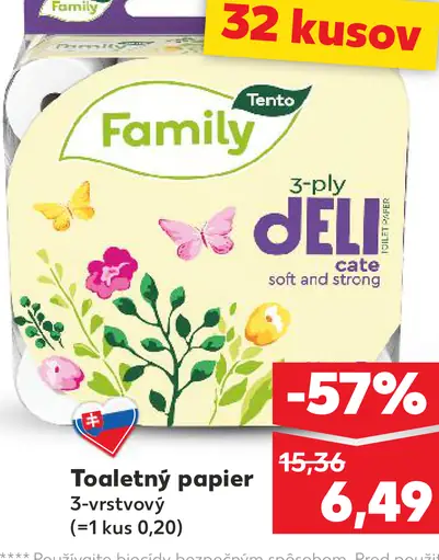 Family Toaletný papier 3-vrstvový