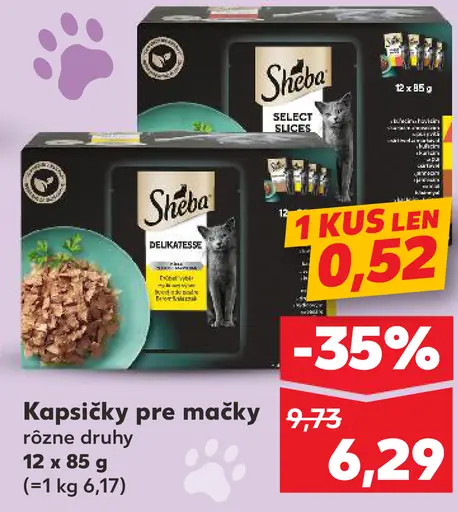 Sheba kapsičky pre mačky