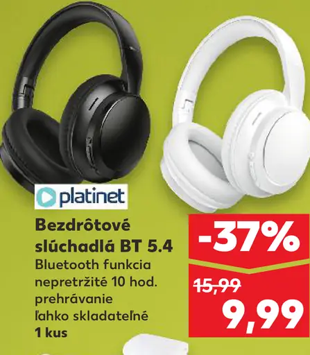 Platinet Bezdrôtové slúchadlá BT 5.4