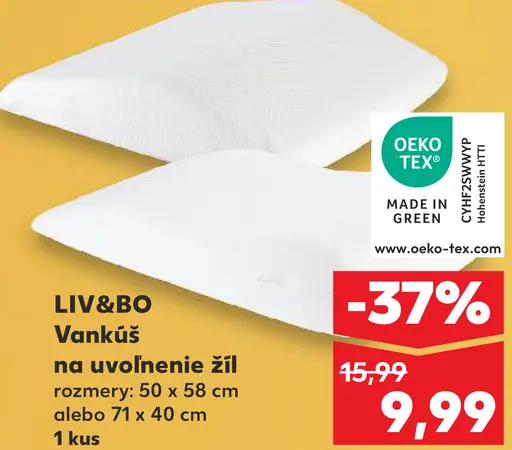 LIV&BO Vankúš na uvoľnenie žíl