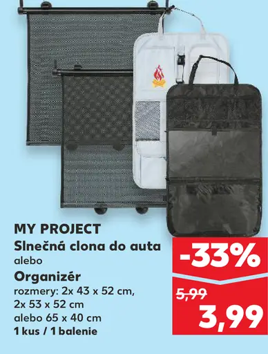 MY PROJECT Slnečná clona do auta