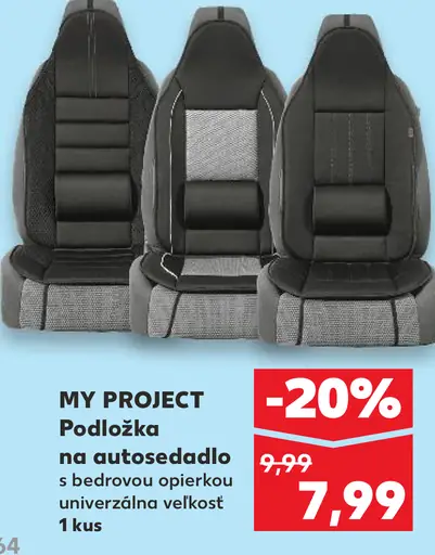 MY PROJECT Podložka na autosedadlo
