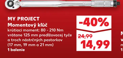 MY PROJECT Momentový kľúč
