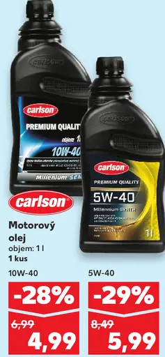 Carson motorový olej