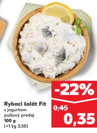 Rybací Šalát Fit s jogurtom