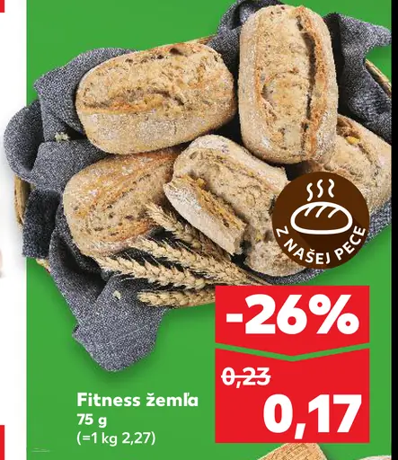 Fitness žemľa