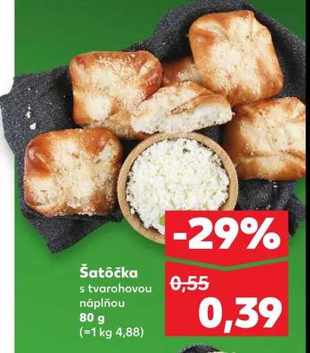 Šatôčka s tvarohovou náplňou