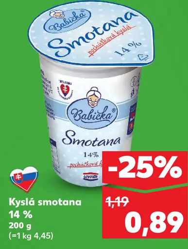 Babička Smotana kyslá