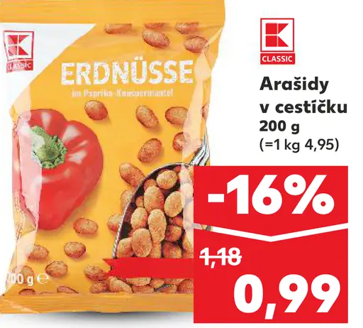 K-Classic Arašídy v cestíčku
