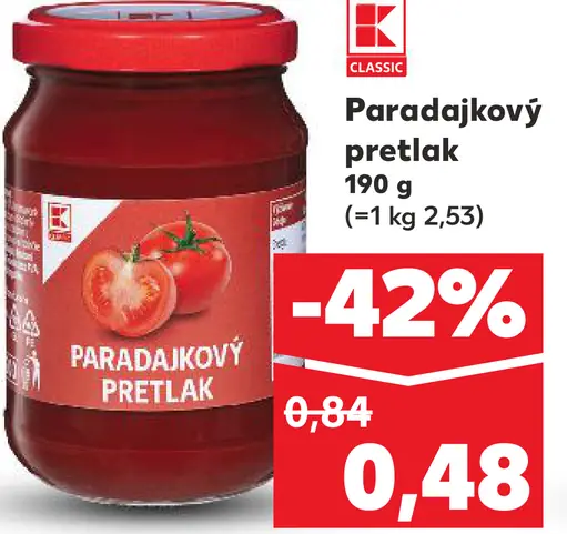 K-Classic Paradajkový pretlak
