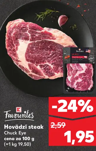 Favorites Hovädzí Steak Chuck Eye