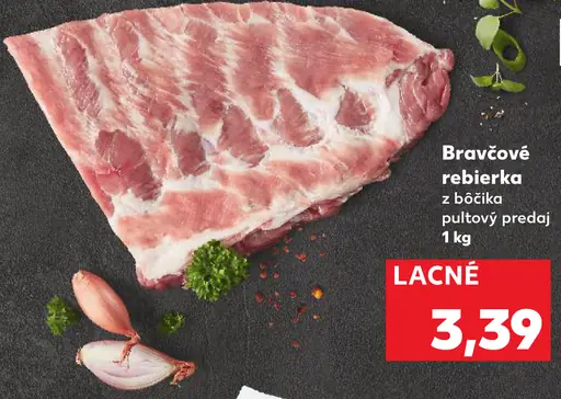 Bravčové rebierka z bočka