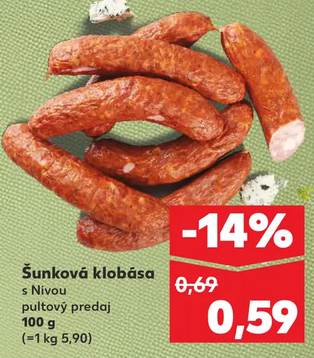 Šunková klobása s nivou