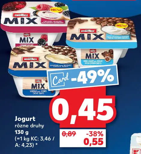 Müller Mix jogurt