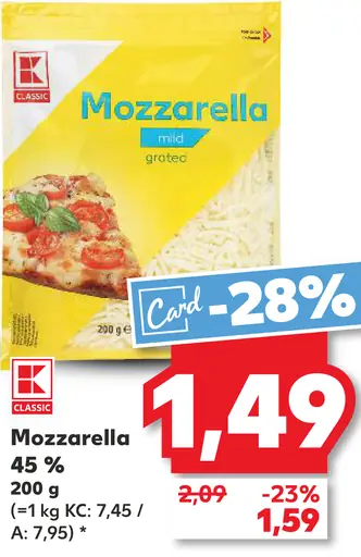 K-Classic Mozzarella
