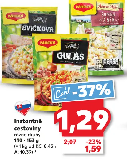 Maggi Instantné cestoviny