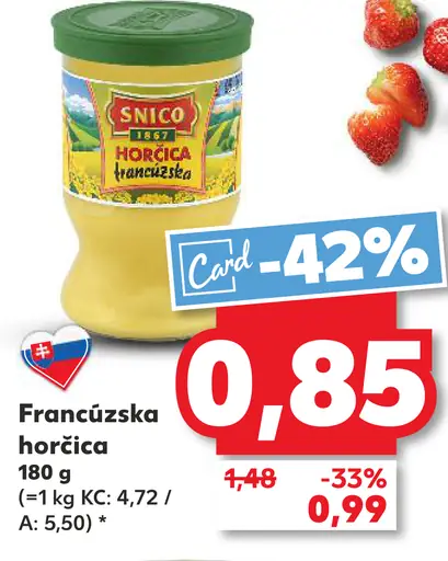 Snico Francúzska horčica