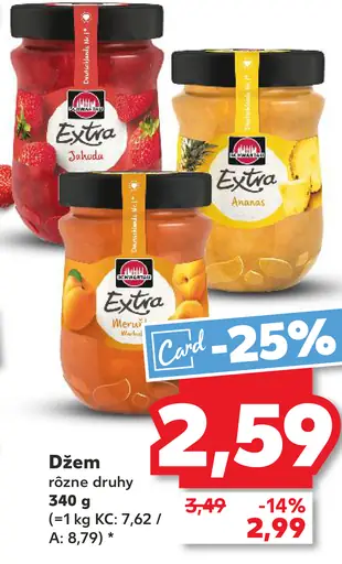 Hamé Extra Džem jahoda ananás marhuľa