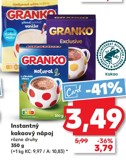 Granko instantný kakaový nápoj