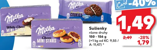 Milka sušienky