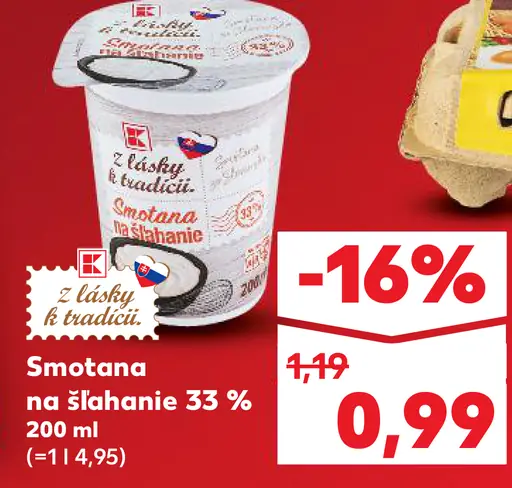 K-Classic Smotana na šľahanie