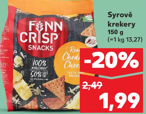 FONN CRISP Syrové krekery