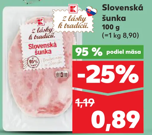 K-Classic Slovenská šunka