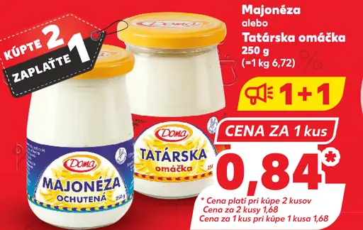 Doma Majonéza alebo Tatárska omáčka
