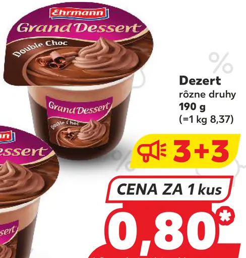 Ehrmann Grand Dessert rôzne druhy
