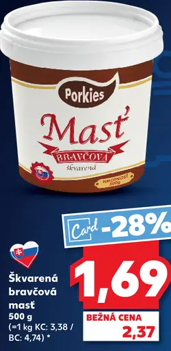 Porkies Škvarená bravčová masť