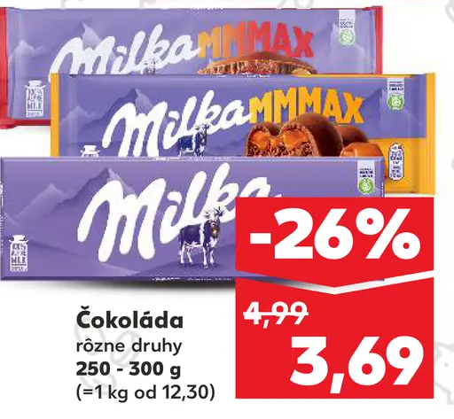 Milka Mliečna čokoláda