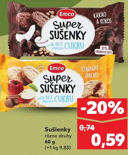 Emco Super sušienky bez cukru