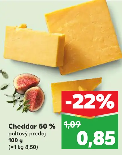 Cheddar 50 %