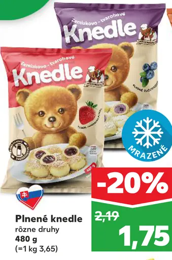 Mrož Plnené knedle