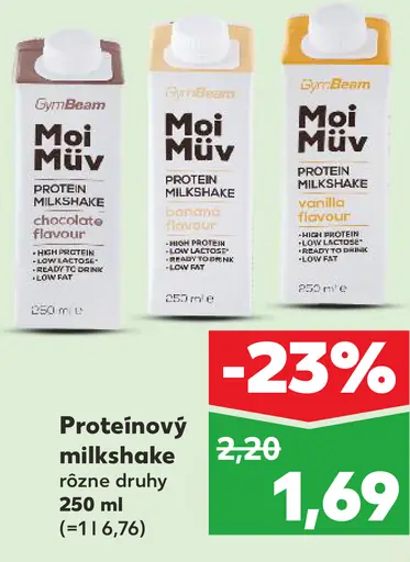 GymBeam Proteinový milkshake