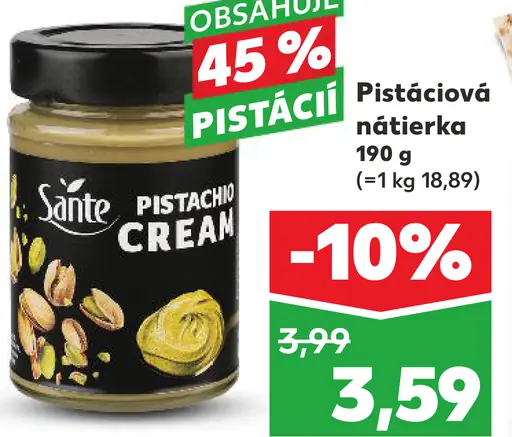 Sante Pistáciová nátierka