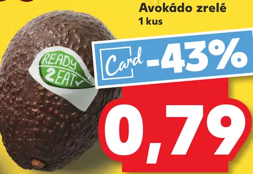 Zrelé avokádo