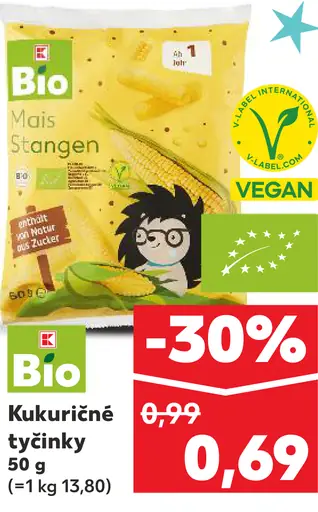 Bio Kukuřičné tyčinky