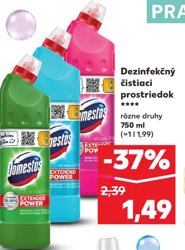 Domestos Dezinfekčný čistiaci prostriedok