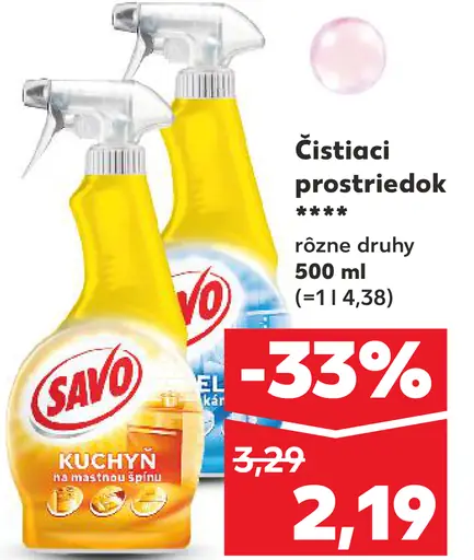 Savo čistiaci prostriedok