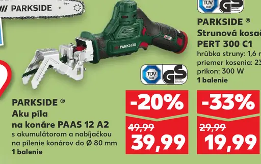Parkside Aku píla na konáre PAAS 12 A2