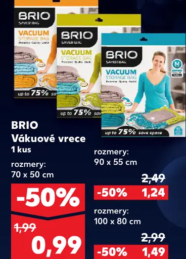 BRIO Vákúové vrecia