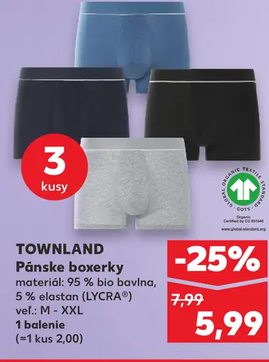 Townland Pánske boxerky
